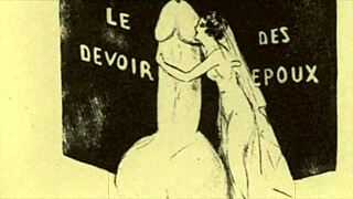 Vintage erotic cartoon showcases retro sensual art style