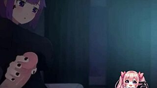 Anime boyfriend comes over to suck and fuck