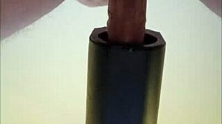 Getting Milked with Remote Sextoy in POV Down Under Cumshot Action