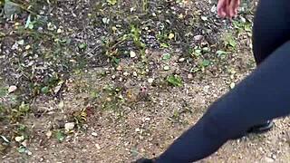 Young Athlete Gets Ass Fucked In City Park Publicly