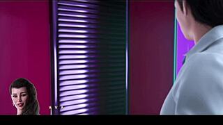 How did my milf stepmom give her first blowjob in 3D hentai Apocalust?