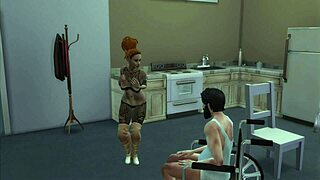 Tattooed Girl Has Sex With Invalid In Anime Hentai