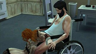 Tattooed Girl Has Sex With Invalid In Anime Hentai