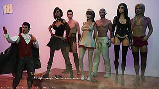 I explore being a dik 222 chick route in this anime hentai game