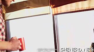 Nerdy Teen Drilled Shitless With Blowjob