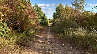 Young Athlete Gets Ass Fucked In City Park Publicly