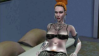 Tattooed Girl Has Sex With Invalid In Anime Hentai