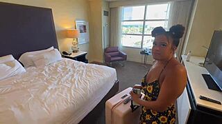pervy stepbro sneaks into bed with thick stepsis on vacation