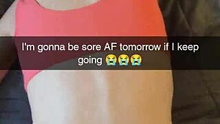 Cheating Amateur Yoga Milf Fucks Fitness Instructor on Snapchat, Cucked and Creampied Hard.