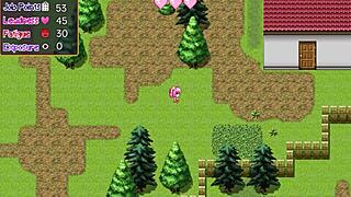 Noelle Fingers Her Ass And Gets Anal Creampie.