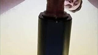 Getting Milked with Remote Sextoy in POV Down Under Cumshot Action