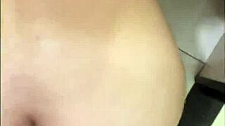 Quick Deepthroat with Latina Brunette at Party Bathroom Hook-Up