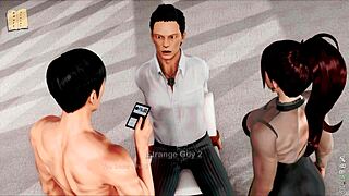 Fat curvy girl wears cute outfit in game.