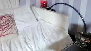 maxine x in red gets horny with wet pussy