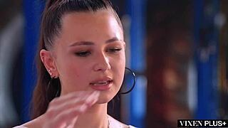 blonde and brunette lesbians in vixenplus compilation feel intense pleasure and passion