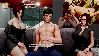 Fat curvy girl wears cute outfit in game.