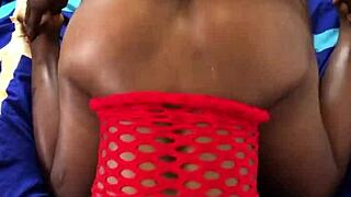 i fuck hot black babe doggystyle, she moans loud