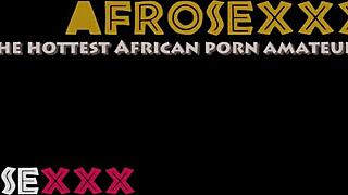 The big ass girl gets spanked hard while sucking a cock