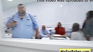 Sasha pearl parker ambrose horny big tit office slut sucking fat dick at work.