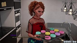 Curvy character in 3D outfit at lust academy