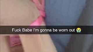 Cheating Girlfriend Richelle Rose Becomes Cumslut Pet on Snapchat!