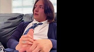 Bianca's Busty GF Milking Her BF's Hard Dick?