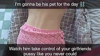 Cheating Girlfriend Richelle Rose Becomes Cumslut Pet on Snapchat!