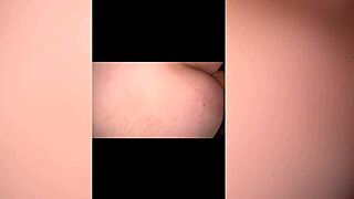 Slow Anal Creampie for Black Slut with Natural Tits