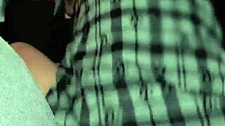 Stepsister rides me cowgirl style on the car to an amazing orgasm.