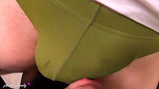 I sucked a standing dick and got cum in my mouth.