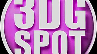 Tiny trans fucks giant busty trans in this 3d hentai with muff diving.