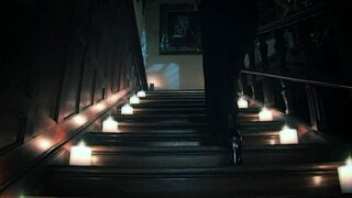 Carly swallows cumshot at church