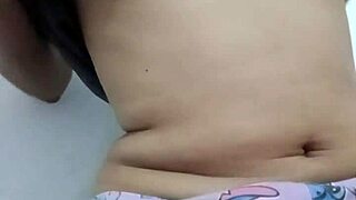 Homemade Video Leaks Of Young Latina Woman Intensely Touching Her Curvy Big Tits And Natural Body In Front Of The Camera