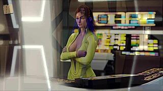 In star harem 5, curvy girls suck huge cocks.