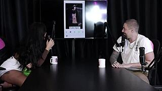 Amateur couple plays game on tinder with sheer red lingerie