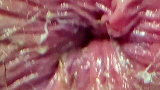 AlineMilf Update 214 - Blonde Homemade Anal Creampie with Gaping Action