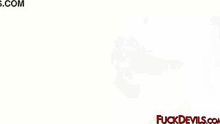 Asian Cumslut Relishes Hard Pounding