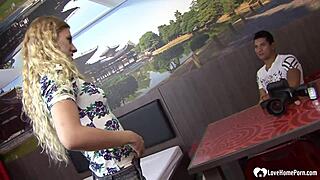 Pov of a Hottie SUCKING His Hard Pecker Real Good