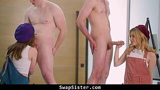 Boys ask stepsisters for assistance