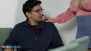 stepson helps stepmom in missionary