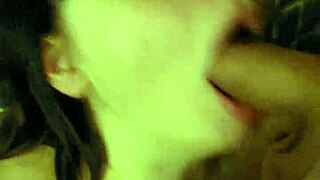 Belle tied down for intense throat humiliation close-up.