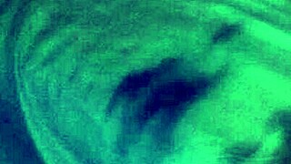 Fingering stepsister's pussy in parents' bed with moaning and orgasm