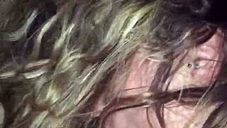 Wife Intensely Sucks Another Man's Cock in Cheating Blowjob Session with Amateur Passion.