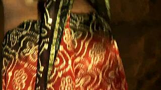 I watch the dreamy indian beauty seduce me with her striptease