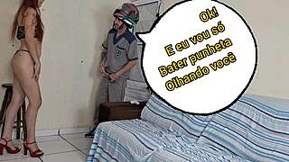 So, husband tells wife to greet delivery guy in just panties, wild stuff!