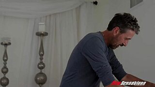 candice dare gives a sensual massage in a relaxing spa setting