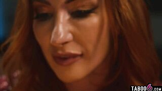 Two hot milf lesbians Casy Calvert and Sophia Locke kissing passionately. Intense desire burns.