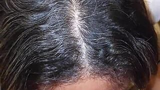 hey, my best friend's mom caught me with her thong and sucked me off till I came in her mouth, part 1