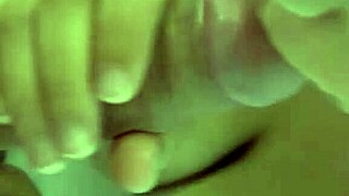 pregnant blonde babe loves to taste my big cock with blowjob and natural tits