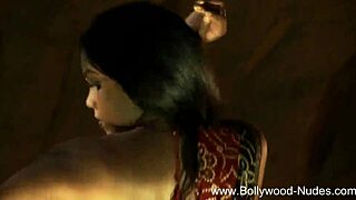 I watch the dreamy indian beauty seduce me with her striptease